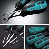 YUFANYA 7pc Screwdriver Set Magnetic CRV Heavy Duty Chrome Vanadium view 6
