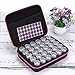 Hipiwe 30 Bottle Diamond Embroidery Storage Carrying Case Diamond Painting Accessory Organizer Box DIY 5D Diamond Art Craft Accessory Organizer Jewelry Beads Sewing Pills Container Holder (Pink)