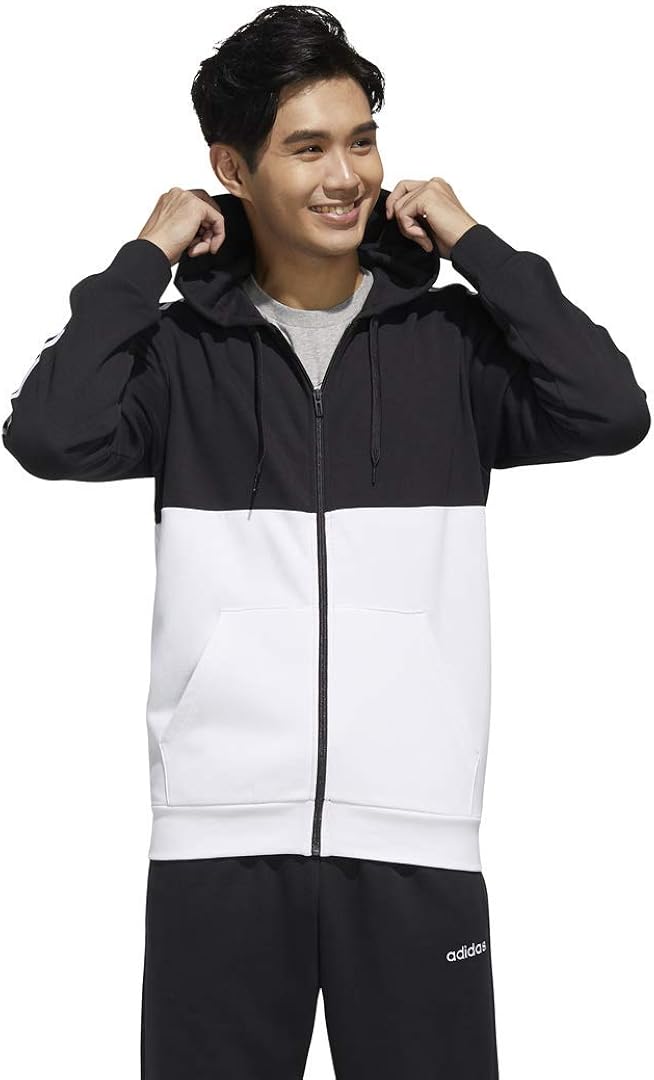 adidas mens Essentials Colorblock Track Top: Clothing