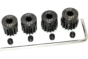 48P Pinion Gear 3.175mm Hardened Set 13T 14T 15T 16T by Makerdoit