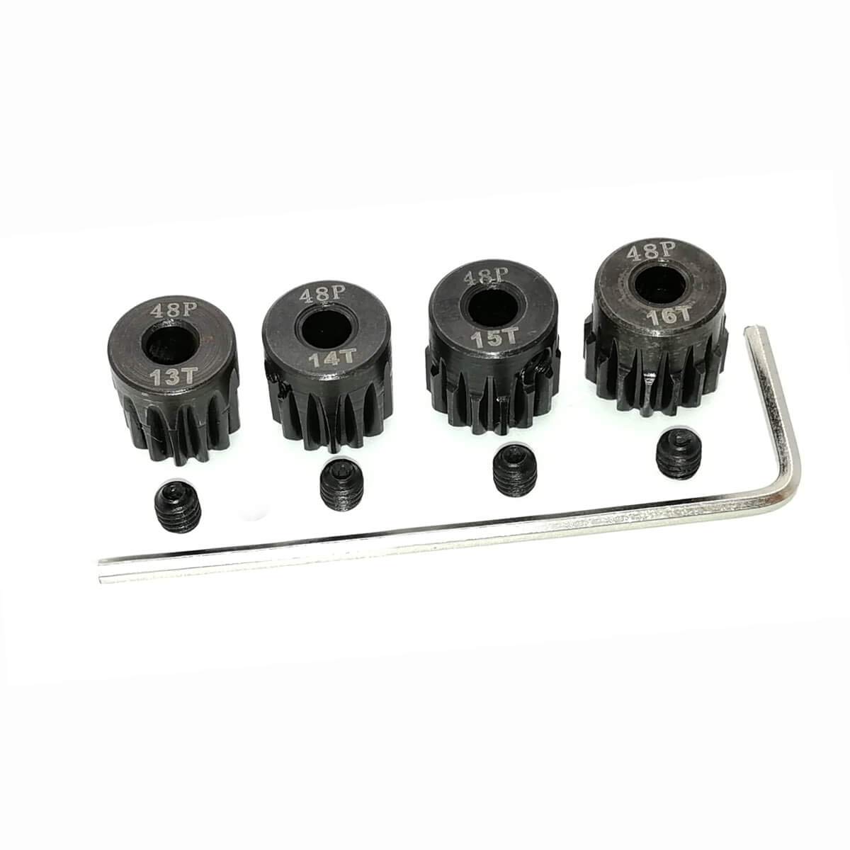 MakerDoIt 48P Pinion Gear Set 13T 14T 15T 16T