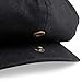 ASVP Shop Newsboy Cap-Flat Cap-Baker Boy Hat-Gatsby Men's Hat-Peaky B Shelby Cap-Black-L