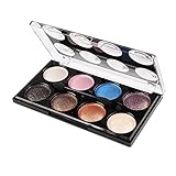 KeyZone 8 Colors Eyeshadow Palette Set Makeup Brush in 4#