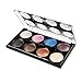 KeyZone 8 Colors Eyeshadow Palette Set Makeup Brush in 4#