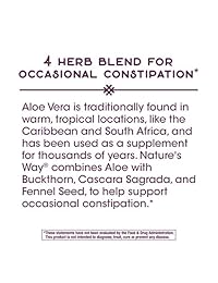 Nature's Way Aloe MAXLAX, 100 Vcaps, 142, 100, 1, 1