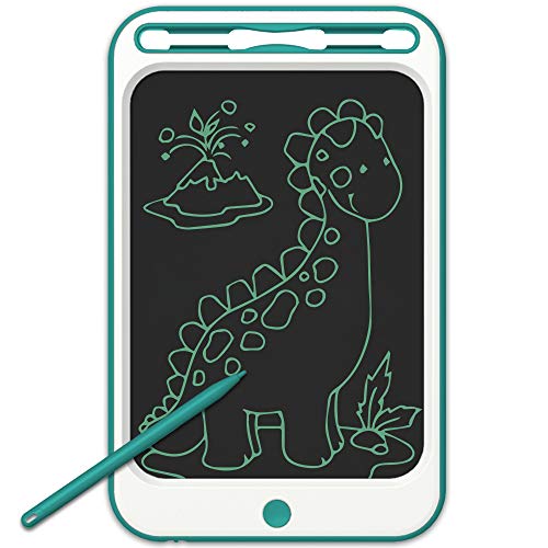 Kids Writing Drawing Tablets Doodle Boards, Jonzoo 12 Inch LCD Writing Tablets Electronic Drawing Pads Gifts for Kids Adults at Home School Office, Blue-Green - Thumbnail 7