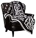Chanasya Premium I Love You Gift Throw Blanket - for Love Support Thinking of You Message Birthday Blanket - for Couple Best Friend Women Girlfriend Boyfriend Bestie Sister- Dark Gray