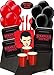 Stranger Things Party Supplies Pack With Stranger Things Plates, Napkins, Black Tablecover, Red Cups, Cutlery, Balloons, and Sticker by JPMD