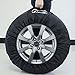 FLR 4 Pcs Tire Cover 80cm/31in Diameter Foldable Spare Waterproof Tire Covers with 4 Pcs Wheel Felts Protection Covers Storage Tote Bags Wheel Cover for Car Off Road Truck