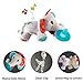 Hombae Baby Pacifier Holder Stuffed Animal for Baby Girls, Infant Soothie Pacifier and Teether Holder with Clip, BPA-Free Baby Shower Gift for Boys & Girls, Elephant