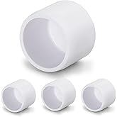 SCH40 PVC Cap 3/4 Inch - Fit Standard 3/4" SCH40 PVC Pipes (OD Approx. 1.05"), Zernmiarder Furniture Grade Pipe Caps, White P