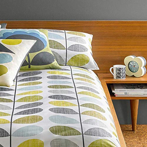 Orla Kiely Copripiumone Con Motivo A Stelo Colore Carta