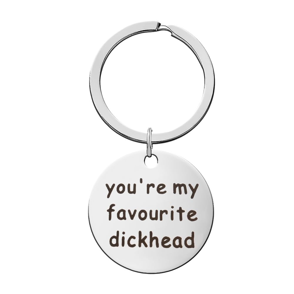 ShiQiao Spl Boyfriend Birthday Gifts for Him Funny Keyring for Men Gag Gifts for Husband Christmas Gifts for Boyfriend Keychain