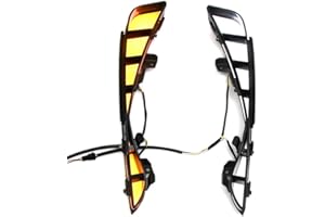 Dreamseek LED DRL Front Bumper Driving Fog Light Modification for Toyota Avalon 2019 2020 2021 2022 Daytime Running Lamp with Amber Turn Signals