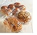 Royal Candy Dessert Pastry Party Bags Bread Loaf Packing Bags Pack of 100 with 100 Free Ties!