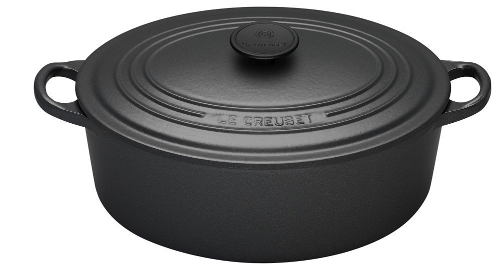 Le Creuset Classic Cast Iron Oval Casserole, 29 cm Granite Amazon.co