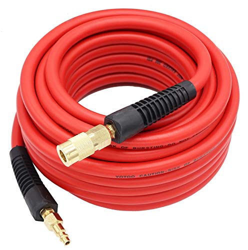 YOTOO Hybrid Air Hose 3/8-Inch by 50-Feet 300 PSI Heavy Duty, Lightweight,