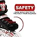 Kids Adjustable Inline Roller Blade Skates Scale Sports Red Small Sizes Safe Durable Outdoor Featuring Illuminating Front Wheels 905