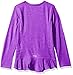Adidas Girls' Little Girls' Pretty Strong Clima Top, Shock Purple Heather, 6