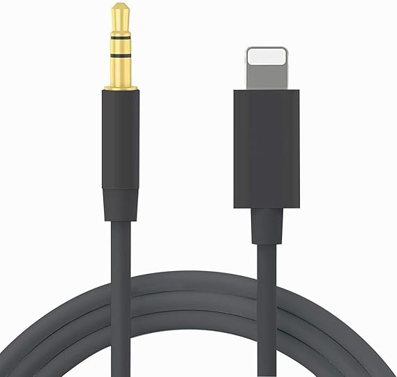 [Apple MFi Certified] Aux Cord for iPhone, Lightning to 3.5mm Aux Cable