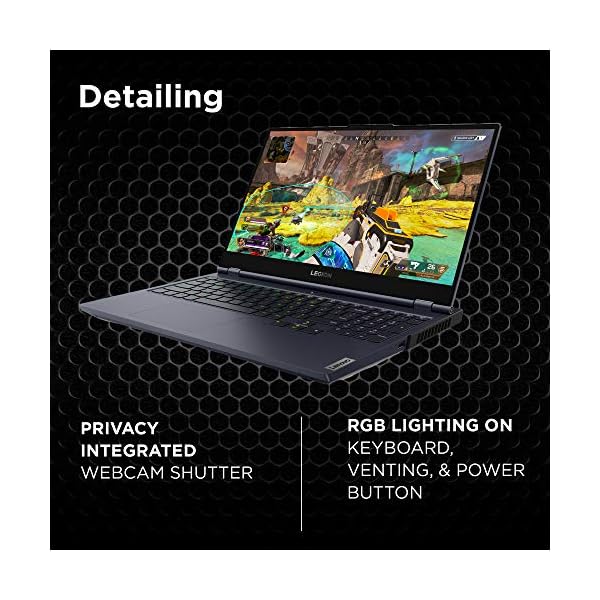 Lenovo Legion 7 15.6 Inch Full HD Gaming Laptop (Intel Core i7, 16 GB RAM, 512 GB SSD, NVIDIA GeForce RTX 2070 Super Max-Q, Windows 10 Home) – Slate Grey, 1YR Premium Care - Image 6