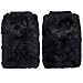 Simplicity Women's Winter Faux Fur Leg Warmers Fuzzy Boots Cuffs Cover, Black