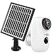 Hiseeu Solar Panel Power Supply for Wireless Outdoor Rechargeable Battery Powered IP Security Camera,5V 3.4w 582mA,Micro USB Interface,Compatible C40 Battery Camera
