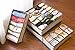 Amelitory Underwear Organizer Drawer Divider Foldable for Bras Panties Socks 4 Set, Beige