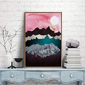 Framed Canvas Wall Art for Living Room, Bedroom City and Landscape Canvas Prints for Modern Home Decoration Ready to Hang - 16"x24" inches