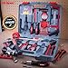 Hi-Spec 120 pc Home & Garage Tool Kit with Long Nose Pliers, Tongue and Groove Pliers, Ratcheting Bit Driver, Claw Hammer, Hack Saw, Precision Screwdriver Set, Adjustable Wrench & Sockets Tool Set