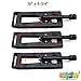 bbq factory Replacement Cast-Iron Grill Pipe Burner JBX251(3-Pack) Select Gas Grill Models by Sam's Club,Members Mark, Bakers and Chefs, Grand Hall, and Others