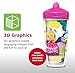 Playtex Sipsters Stage 3 Spill-Proof, Leak-Proof, Break-Proof Insulated Straw Sippy Cups for Boys and Girls - 9 Ounce - 2 Count, Multicolored