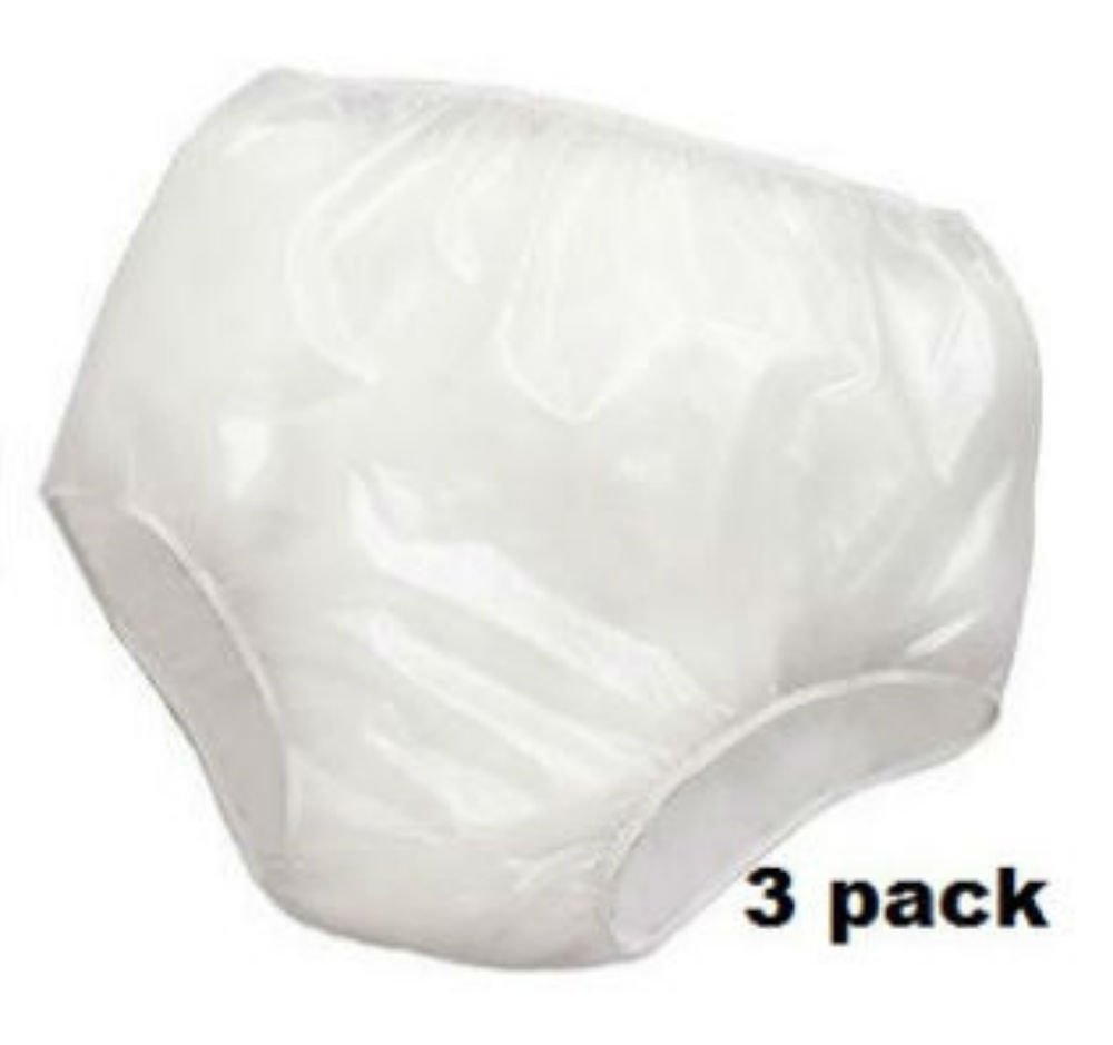 3PK Reliamed Adult Waterproof Soft Vinyl Plastic Pant Diaper Incontinent SXXL
