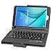 NEWSTYLE Removable Wireless Bluetooth Keyboard ABS Plastic Laptop Stylish Keys and Protective Case for Samsung Galaxy Tab E 8.0