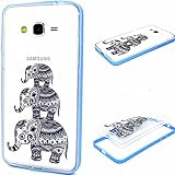 G530 Case,G530H Case Cover, Urberry®[Cute Elephant Design] Protective TPU Gel Case for Samsung Galaxy Grand Prime G530h G5308 with Phone Braceket
