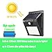 Alptoy 30 LED Super Solar Lights Bright Wireless Outdoor Waterproof Solar Powered Motion Sensor Security Wall Lights for Door, Driveway, Garden, Patio, Yard(2 Packs)