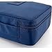 Jiaruo multi-function travel cosmetic bag waterproof Makeup bags (floral deep blue)