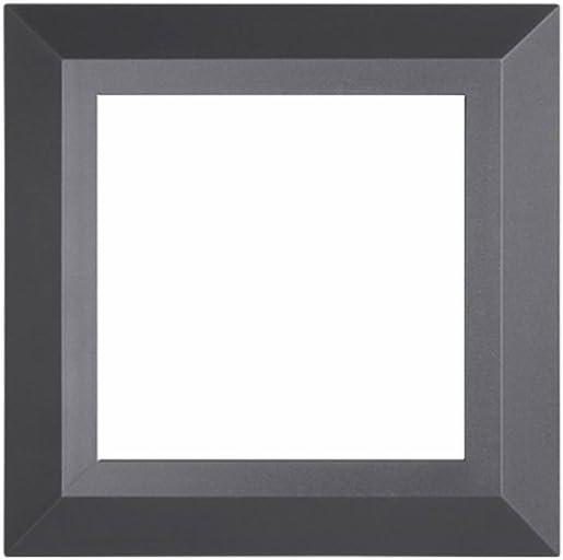 Surface Mount LED Deck Light ZONK Waterproof Outdoor Indoor Stair Step Decorative Light Square Landscape Downlight Lamp,Black
