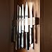 Kaptron Magnetic Knife Holder with Multi Purpose Functionality as Knife Magnet, Knife Strip, Magnetic Organizer, Tool holder - Securely Holds Your Knives, keys, tools & Keeps Your house Organized