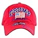 The Hat Depot Trump 2016 President Campaign Flag Washed Cotton Unstructured Cap