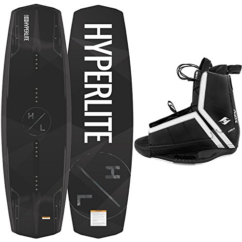 Hyperlite New 2020 Wakeboard Destroyer with Agent Wakeboard Bindings Fits Shoe Sizes 7-14!