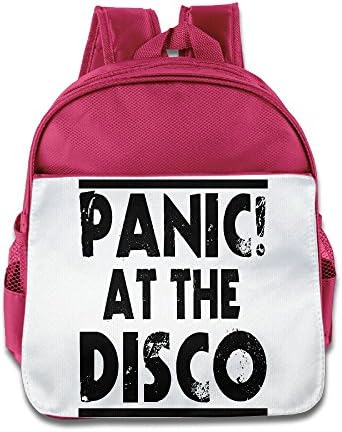 HYRONE Panic At Logo Disco Kids Children School Bagpack For 1-6 Years Old Pink