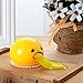 Emoji Squishy Toy, Vomiting Egg Yolk Squishy, Fun Gift Kawaii Squishies, Spitting Yolk Emoji Squeeze Squishy Toy