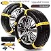 Snow Chains for SUV Car Anti Slip Adjustable Universal Emergency Thickening Anti Skid Tire Chain,Winter Driving Security Chains,Traction Mud Chains for Tire Width 7.2-11.6