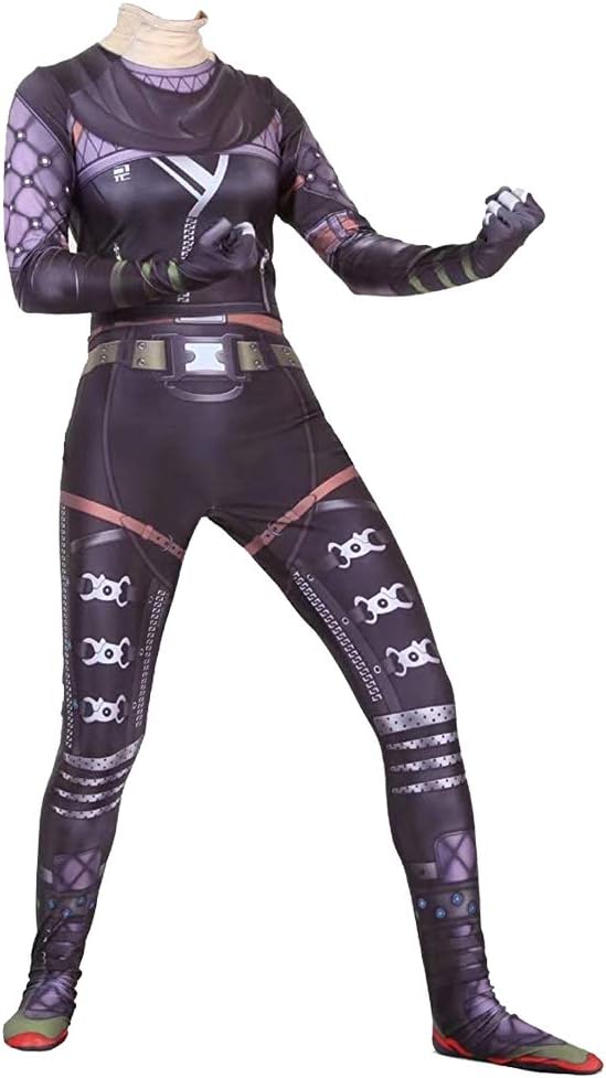 Apex Legends Wraith Spandex Bodysuit Halloween Cosplay Costumes Jumpsuit