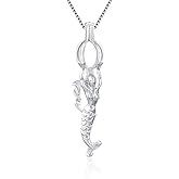 LGSY Mermaid Cage Pendants for Pearl Jewelry Making Sterling Silver, Design Cage Pendants for Women