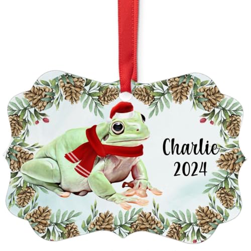 Dumpy Tree Frog Christmas Ornament 2024