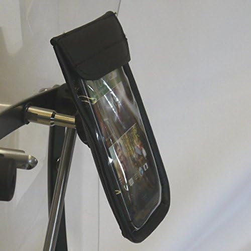 Caddy Buddy Waterproof Motorcycle Mount for phone/iPod/MP3, Windshield (SS), Leader Motorcycle Accessories ECB-MWS