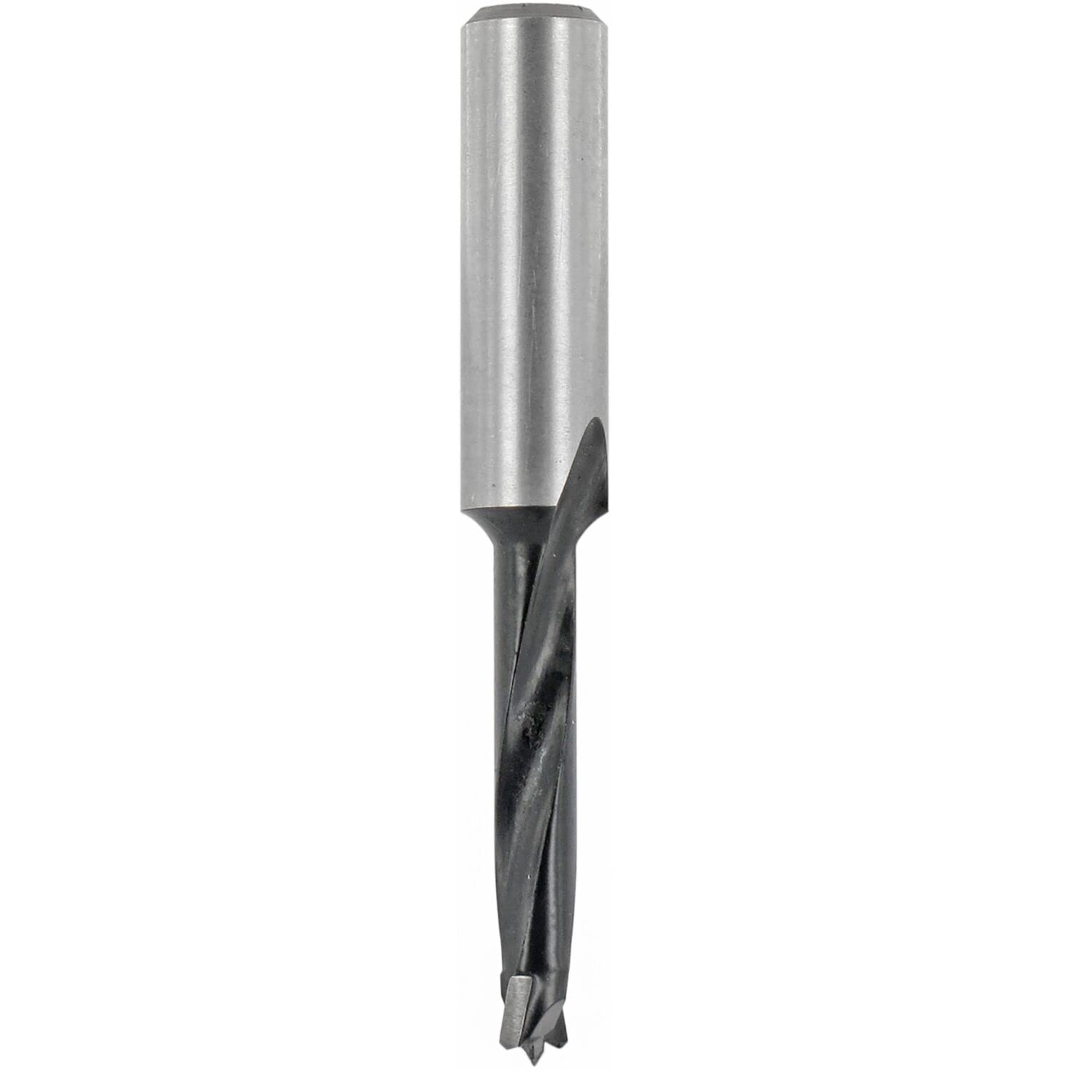ENT 24000 Dowel drill, Shank (S) 8 mm, Diameter (D) 5 mm, NL 30 mm, SL 27 mm, L 57 mm, in carbide tungsten, specially for the router