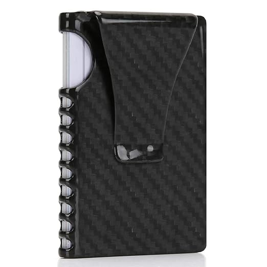 Money Clip Slim Wallet Egrd Carbon Fiber Front Pocket Minimalist Wallet For Men - 